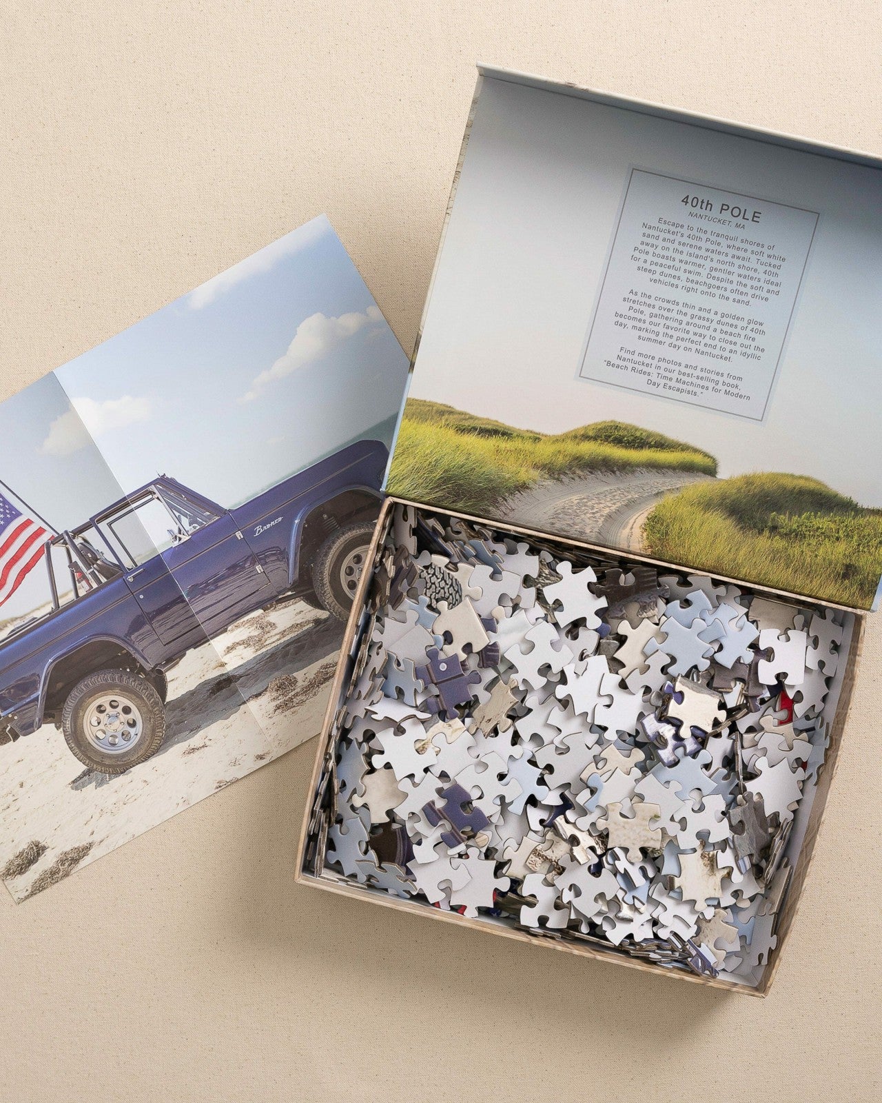 Southern Tide American Bronco 500 Piece Puzzle For Men|Women|Home