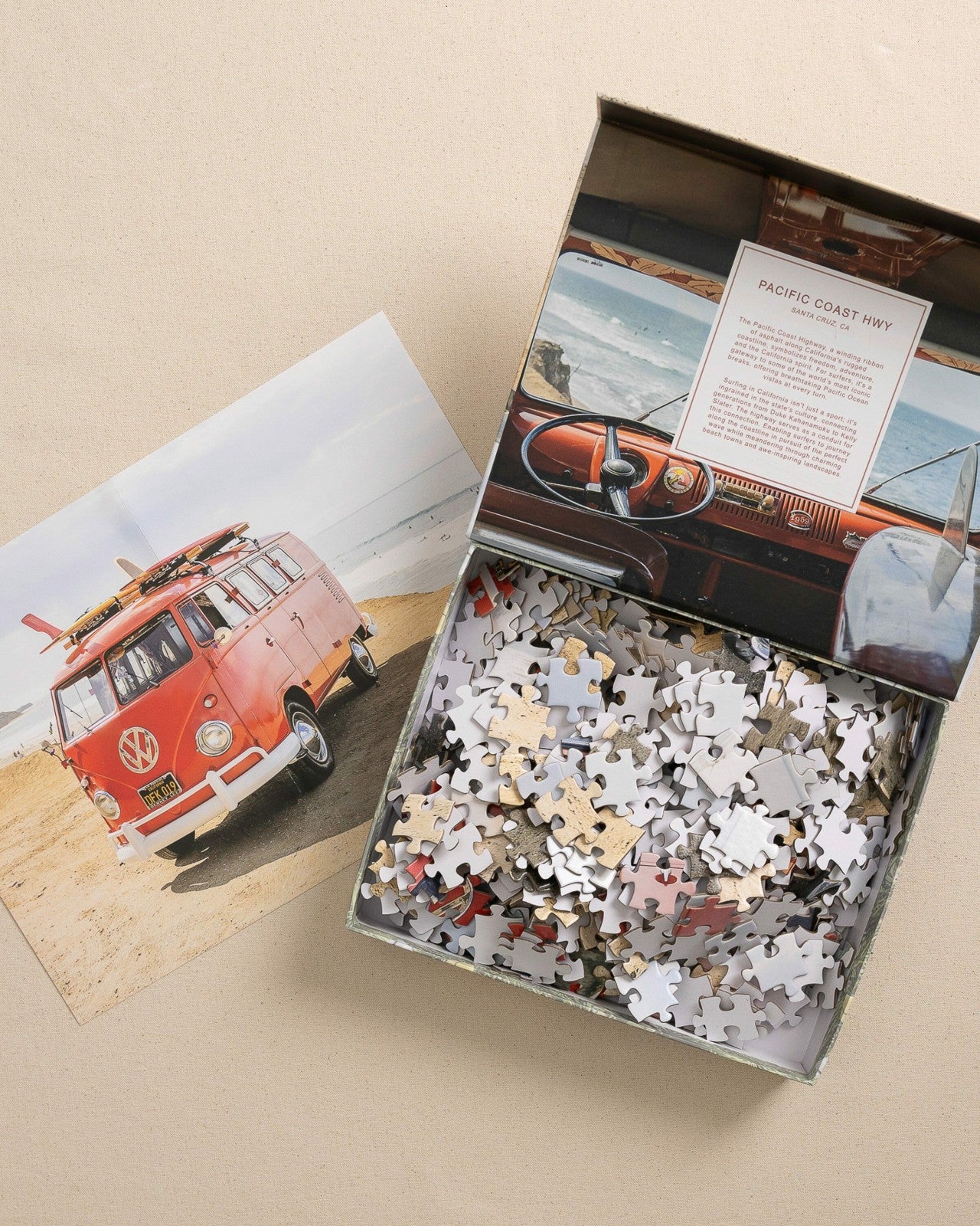 Southern Tide Surf Bus 500 Piece Puzzle For Men|Women|Home