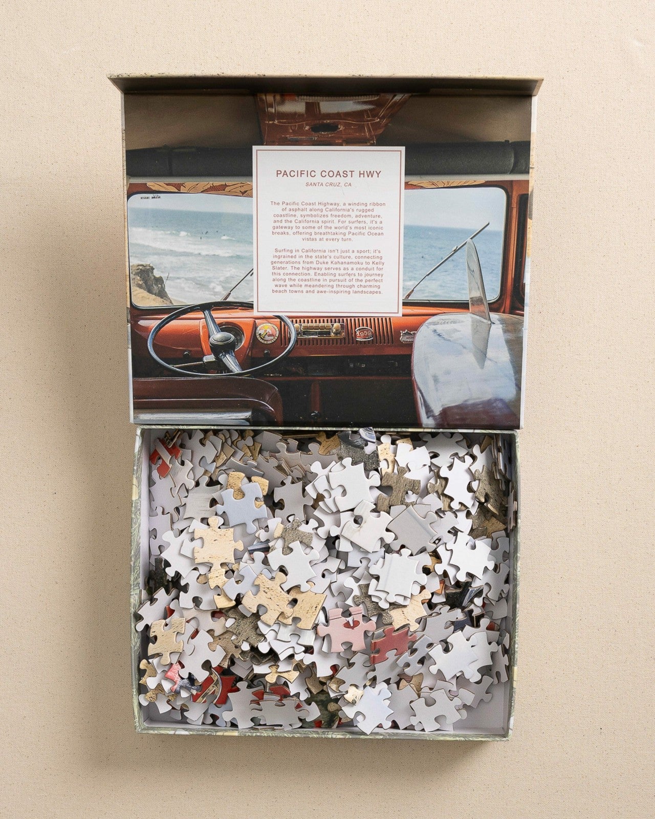 Southern Tide Surf Bus 500 Piece Puzzle For Men|Women|Home