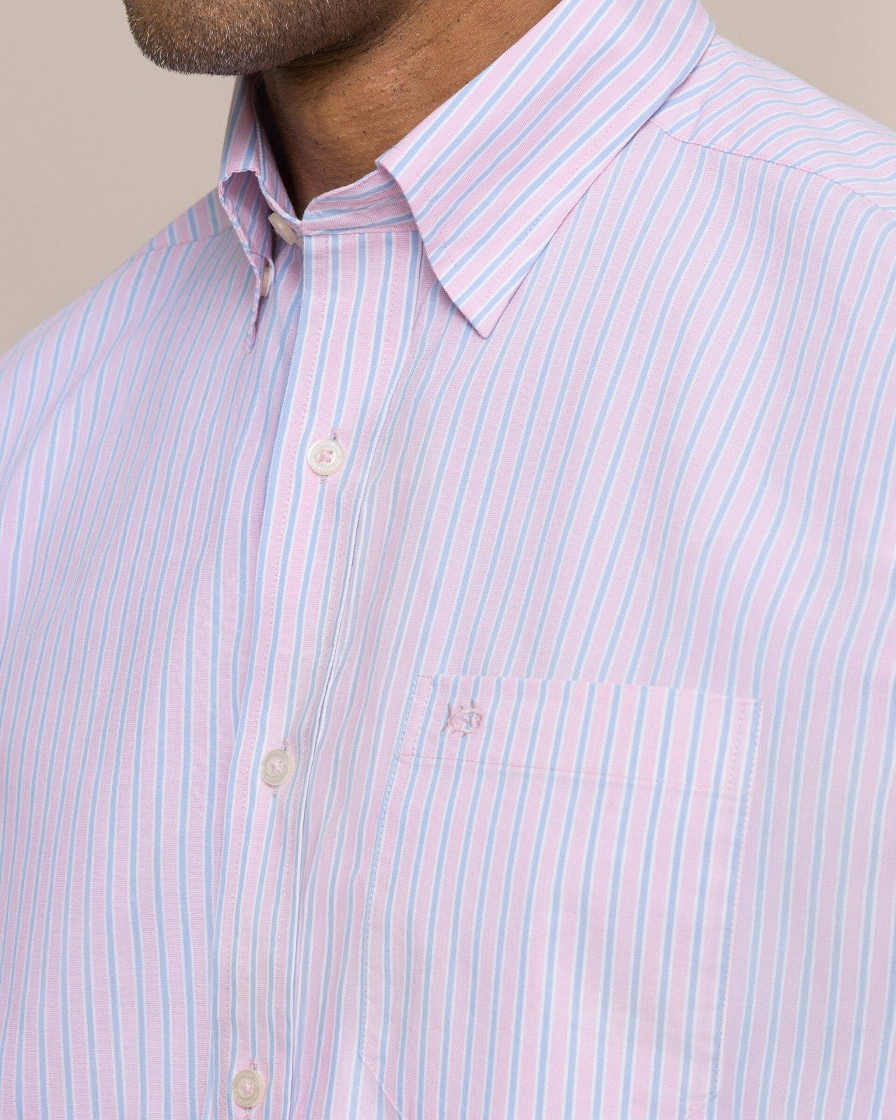 Southern Tide Amelia Island Stripe Charleston Sport Shirt For Men|Sale