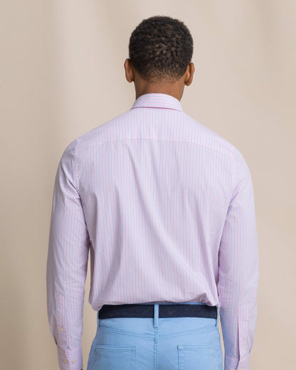 Southern Tide Amelia Island Stripe Charleston Sport Shirt For Men|Sale