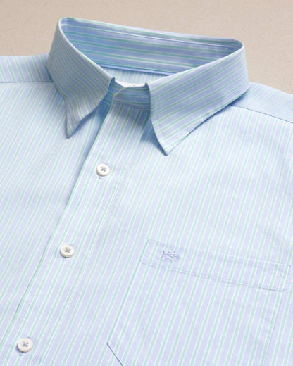Southern Tide Amelia Island Stripe Charleston Sport Shirt For Men|Sale
