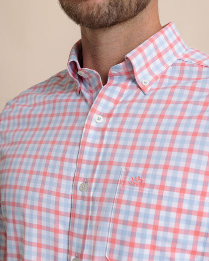 Southern Tide Albemarle Gingham brrr°® Sport Shirt For Men|Sale