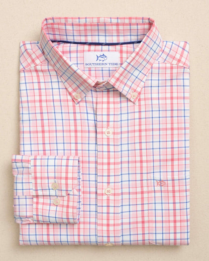 Southern Tide Master Plaid Coastal Breeze® Sport Shirt For Men|Sale