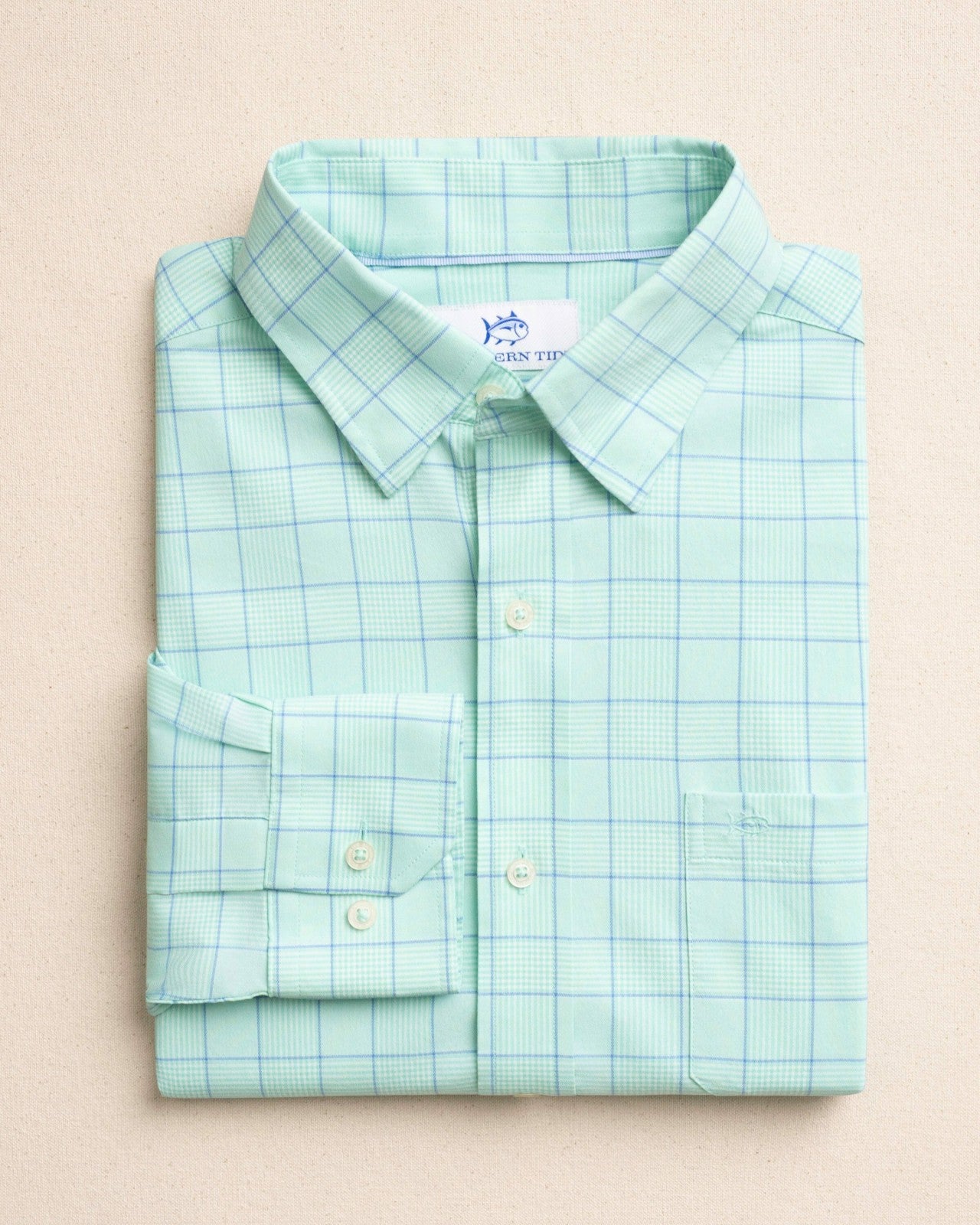 Southern Tide Coral Springs Plaid Charleston Sport Shirt For Men|Sale