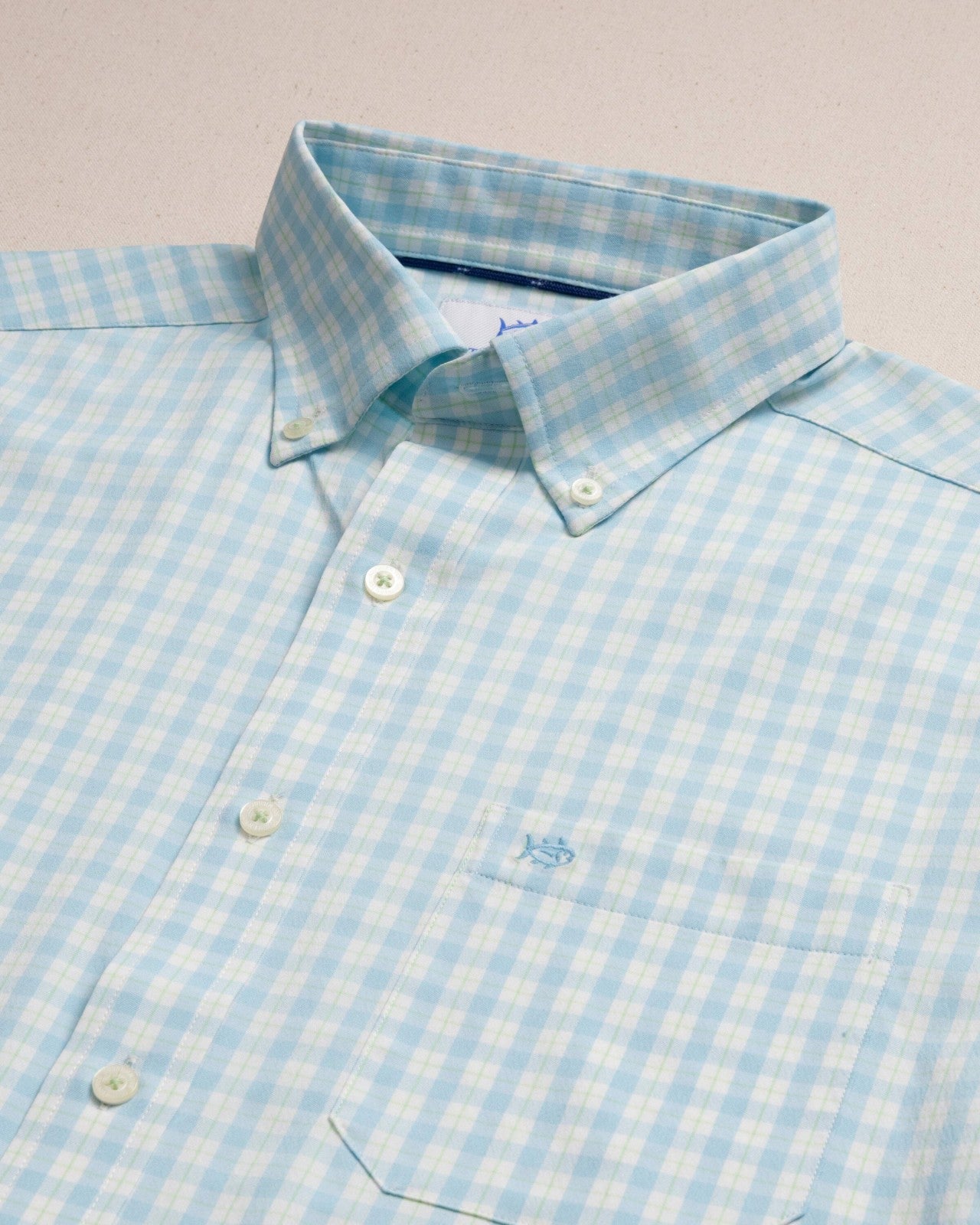 Southern Tide Precheck Plaid Coastal Breeze® Sport Shirt For Men|Sale