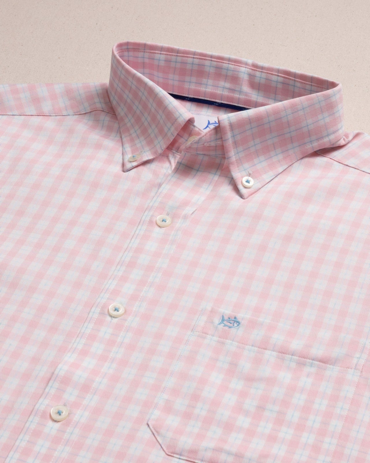 Southern Tide Precheck Plaid Coastal Breeze® Sport Shirt For Men|Sale