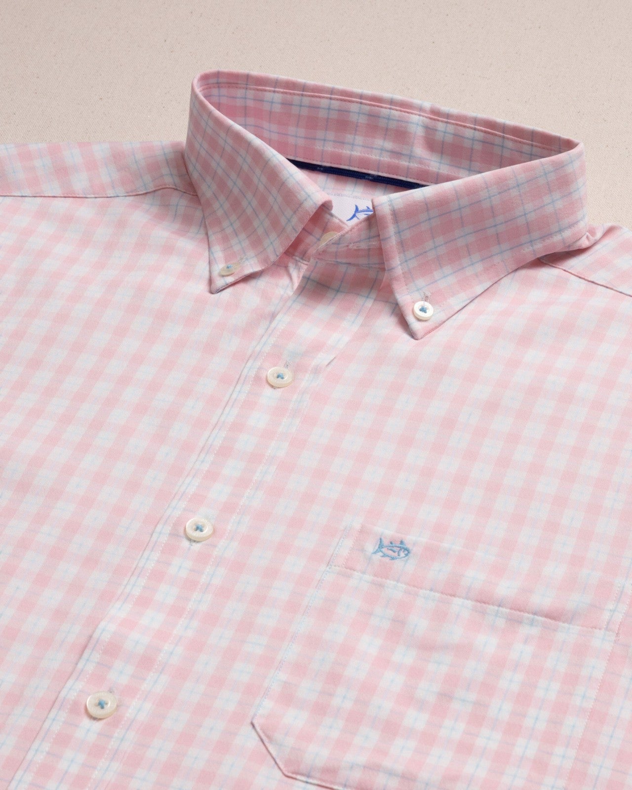 Southern Tide Precheck Plaid Coastal Breeze® Sport Shirt For Men|Sale