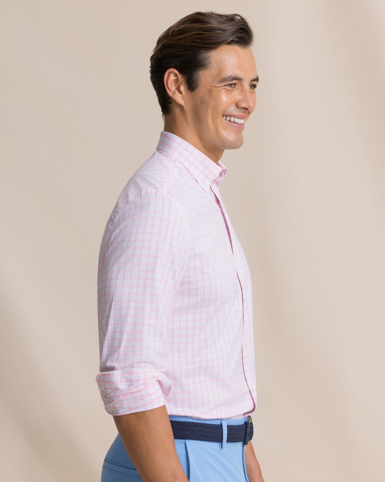 Southern Tide Precheck Plaid Coastal Breeze® Sport Shirt For Men|Sale