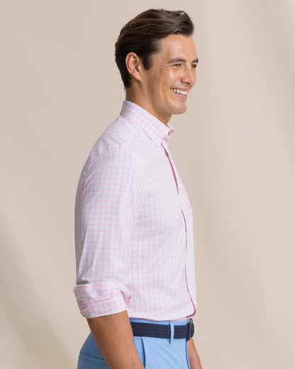 Southern Tide Precheck Plaid Coastal Breeze® Sport Shirt For Men|Sale