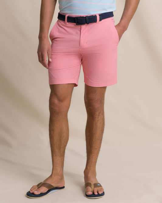 Southern Tide Birdie 8" Performance Short - Sea Pink For Men|Sale