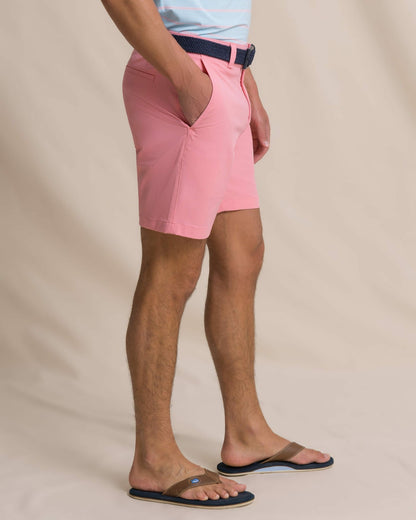 Southern Tide Birdie 8" Performance Short - Sea Pink For Men|Sale