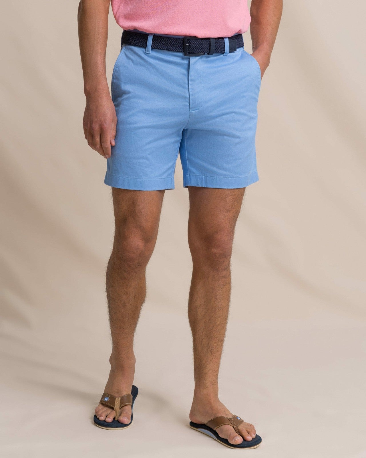 Southern Tide Channel Marker 7" Chino Short - Ocean Channel For Men|Sale