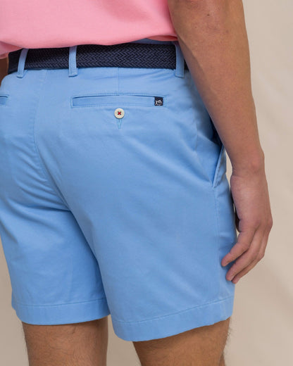 Southern Tide Channel Marker 7" Chino Short - Ocean Channel For Men|Sale
