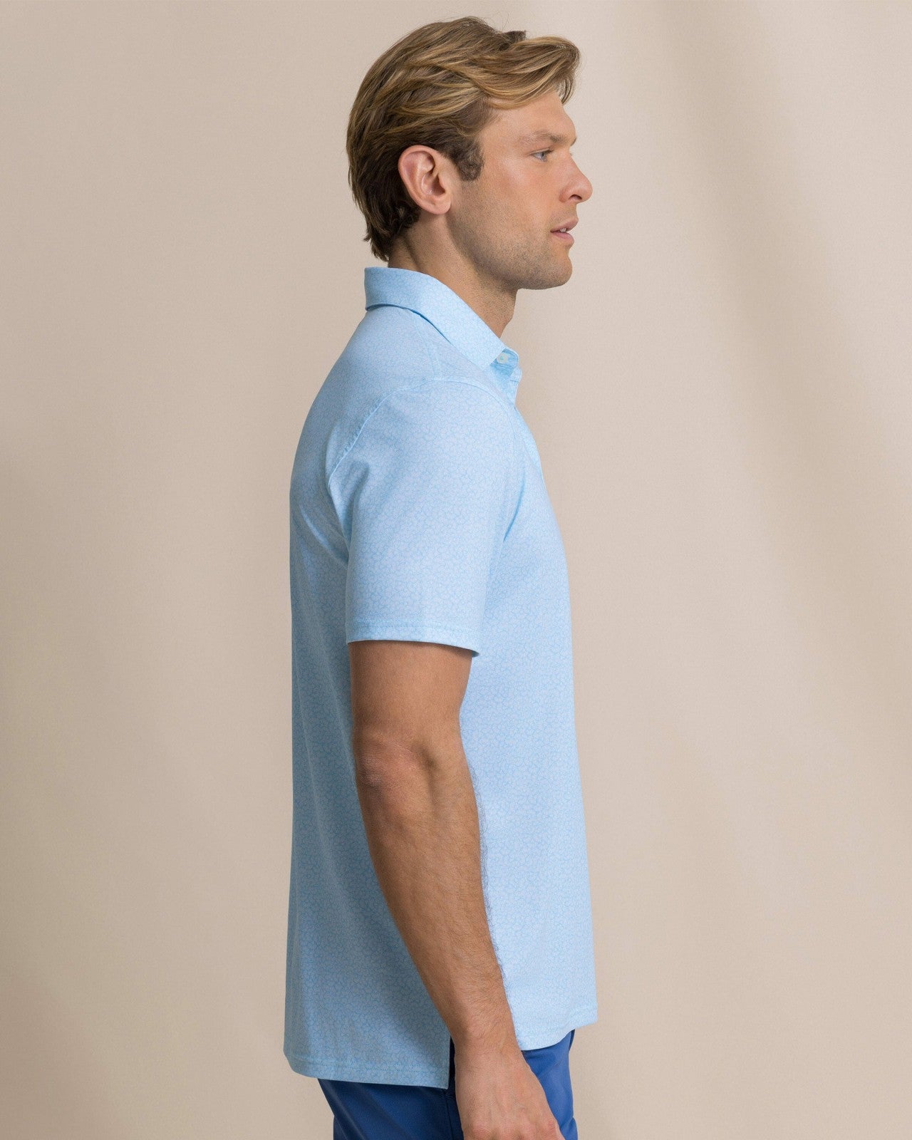 Southern Tide Driver Paradise Shores Printed Polo For Men|Sale