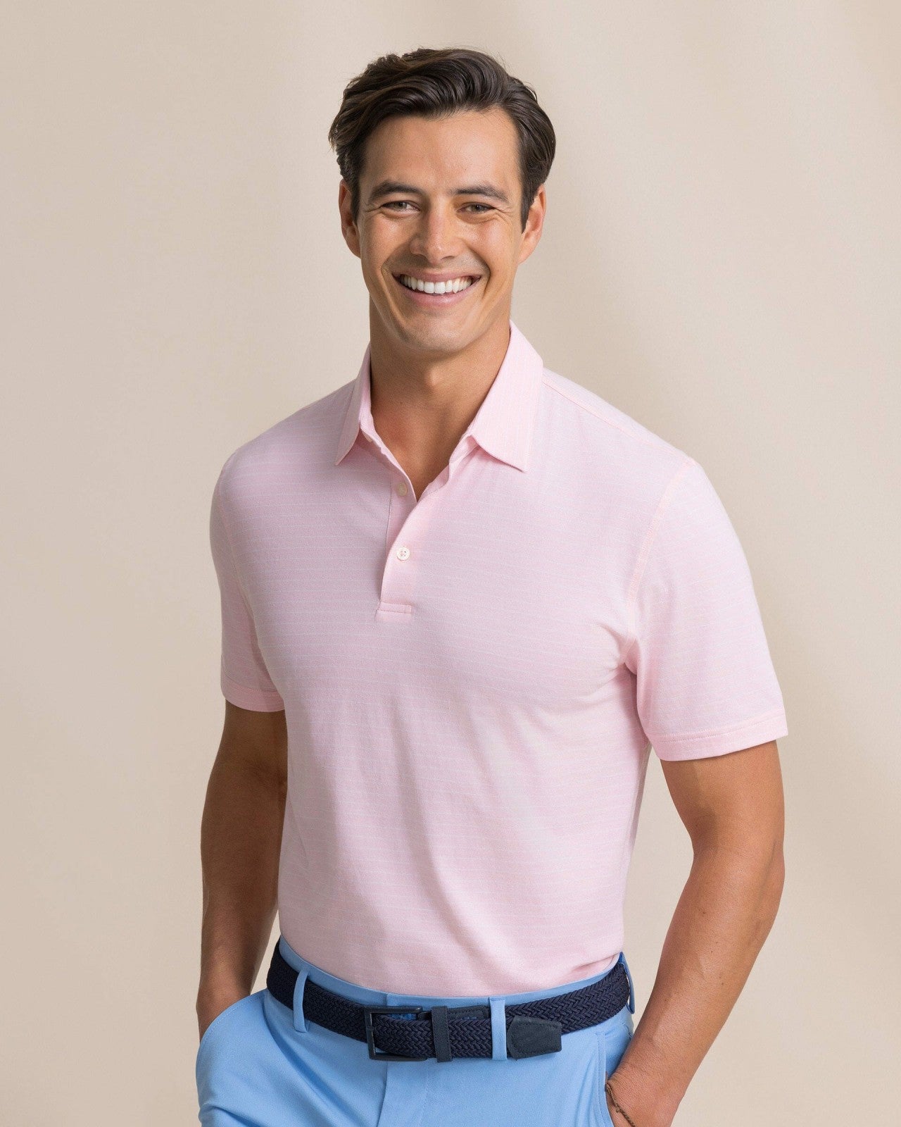 Southern Tide The Seaport Kinston Stripe Polo For Men|Sale