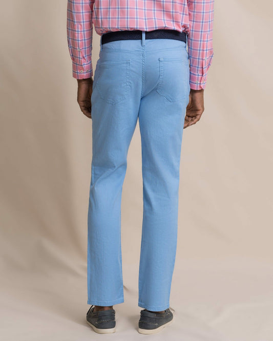 Southern Tide Bluewater Five Pocket Pant - Ocean Channel For Men|Sale