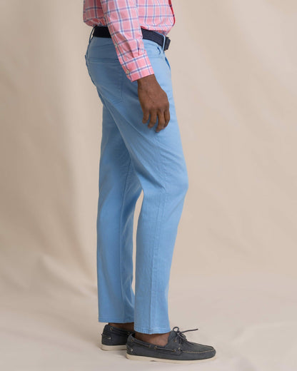 Southern Tide Bluewater Five Pocket Pant - Ocean Channel For Men|Sale
