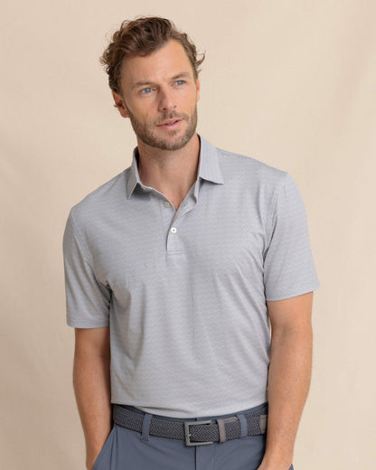 Southern Tide Driver ST Geo Printed Polo For Men|Sale