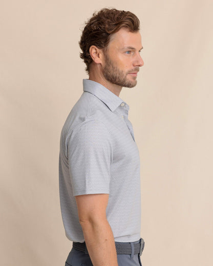 Southern Tide Driver ST Geo Printed Polo For Men|Sale