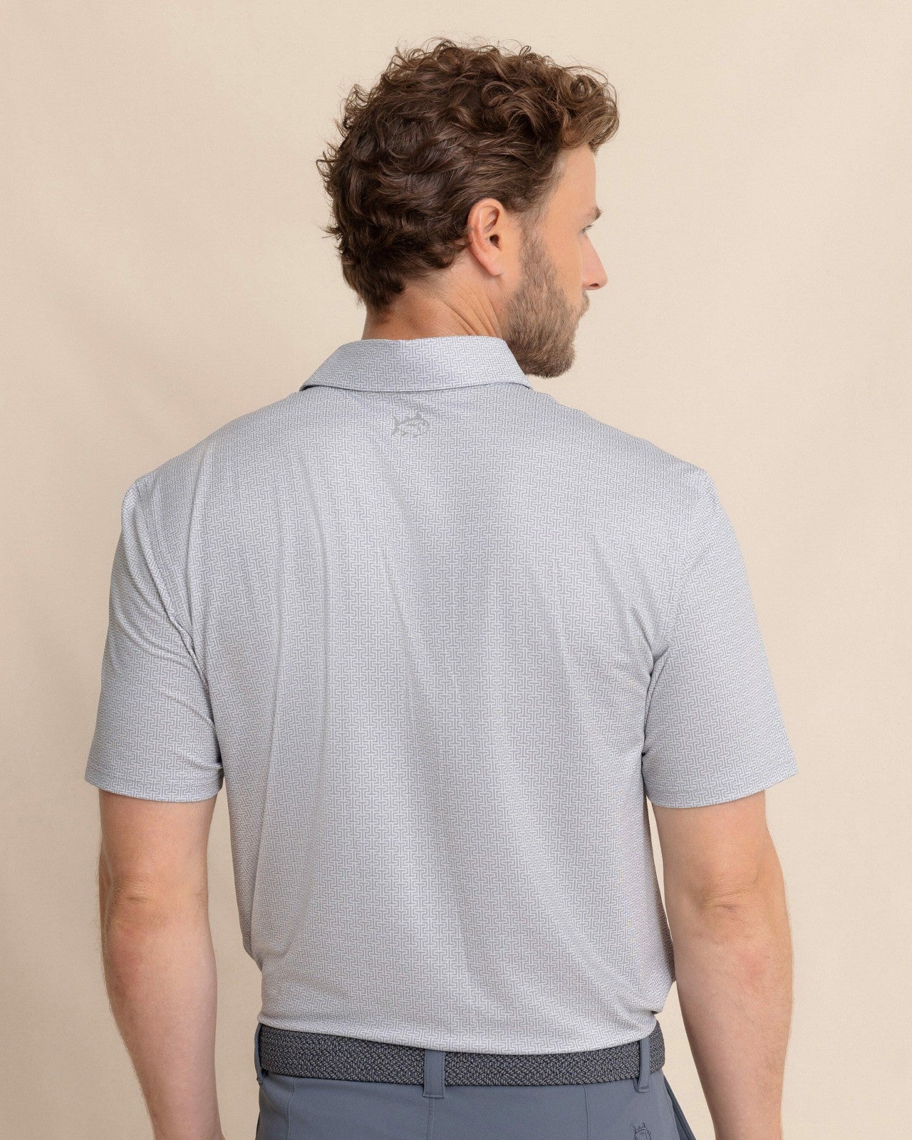 Southern Tide Driver ST Geo Printed Polo For Men|Sale