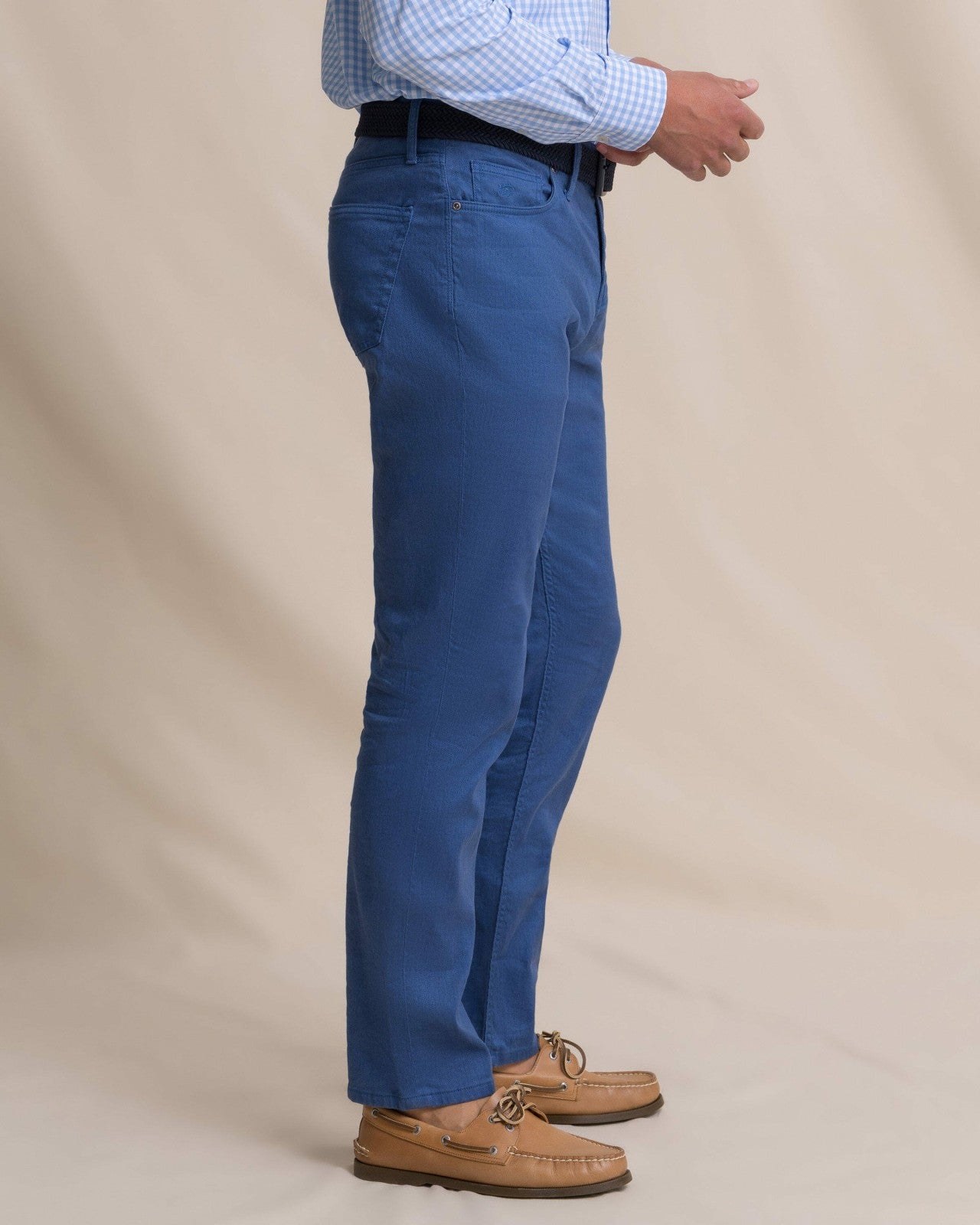 Southern Tide Bluewater Five Pocket Pant - Nautical Blue For Men|Sale