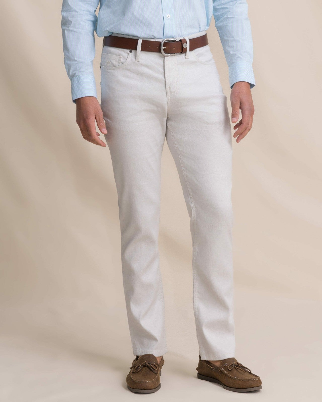 Southern Tide Bluewater Five Pocket Pant - Stone For Men|Sale