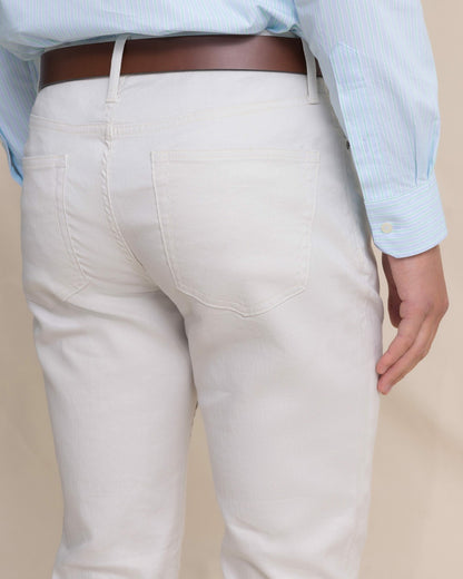 Southern Tide Bluewater Five Pocket Pant - Stone For Men|Sale