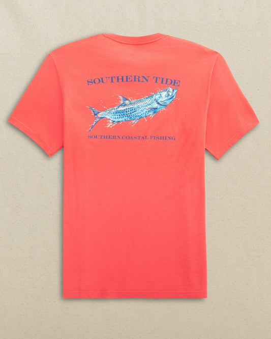 Southern Tide Tarpon Coastal Fishing Short Sleeve T-Shirt For Men|Sale