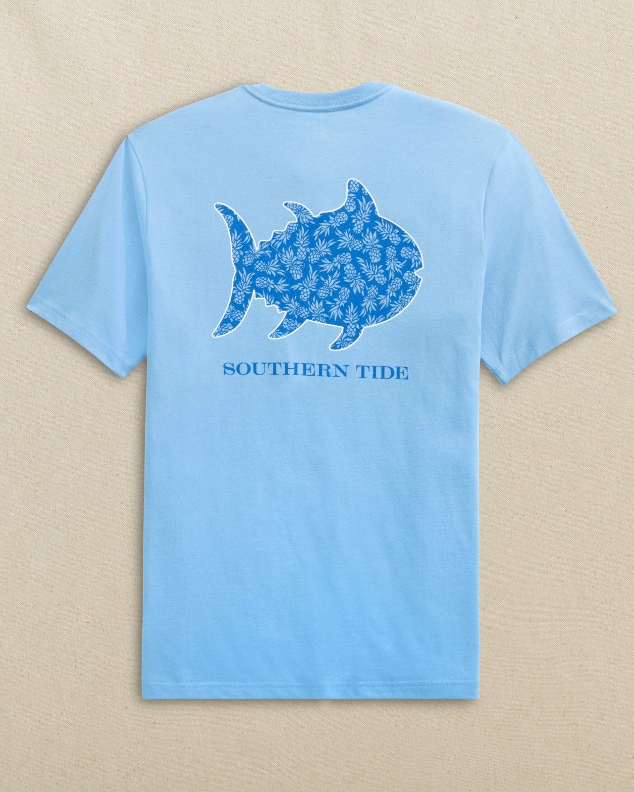 Southern Tide Pineapple Parade Skipjack Short Sleeve T-Shirt For Men|Sale