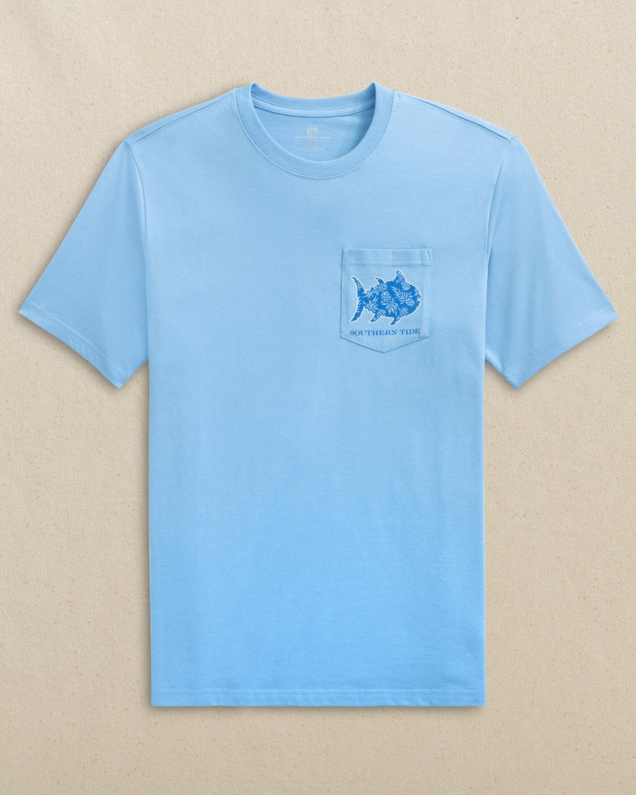 Southern Tide Pineapple Parade Skipjack Short Sleeve T-Shirt For Men|Sale