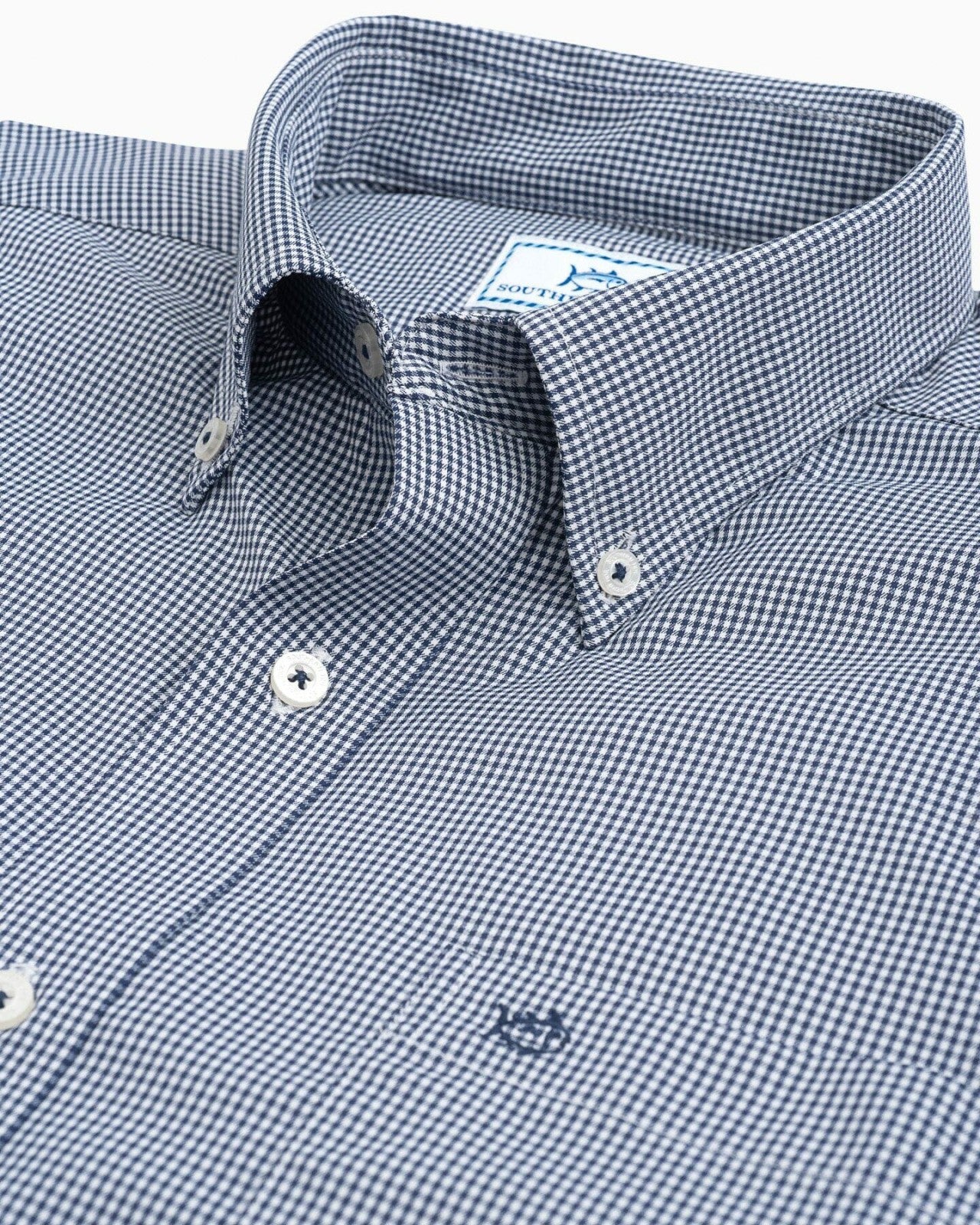 Southern Tide Gingham Intercoastal Performance Sport Shirt For Men|Sale