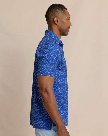 Southern Tide Driver Pour Decisions Printed Polo For Men|Sale