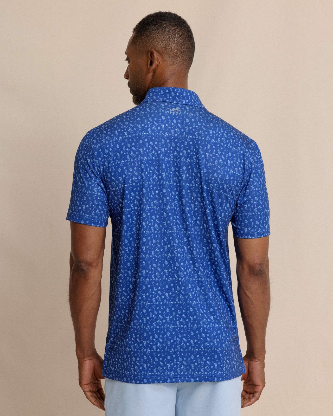Southern Tide Driver Pour Decisions Printed Polo For Men|Sale