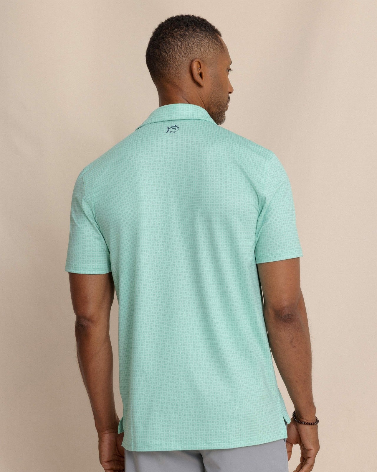 Southern Tide Driver Spring Geo Printed Polo For Men|Sale