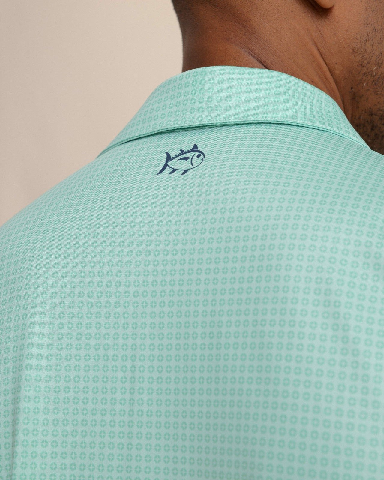 Southern Tide Driver Spring Geo Printed Polo For Men|Sale