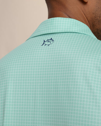 Southern Tide Driver Spring Geo Printed Polo For Men|Sale