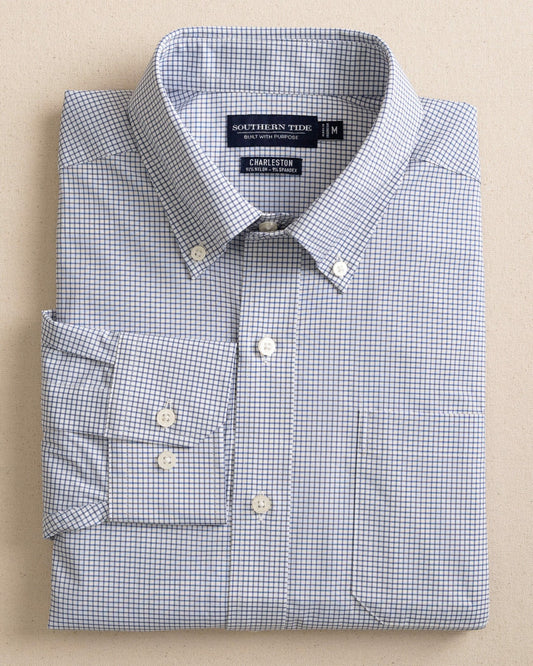 Southern Tide Rosemont Plaid Performance Sport Shirt For Men|Sale