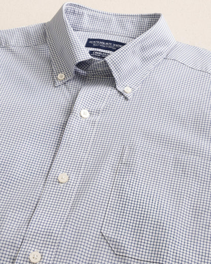 Southern Tide Rosemont Plaid Performance Sport Shirt For Men|Sale