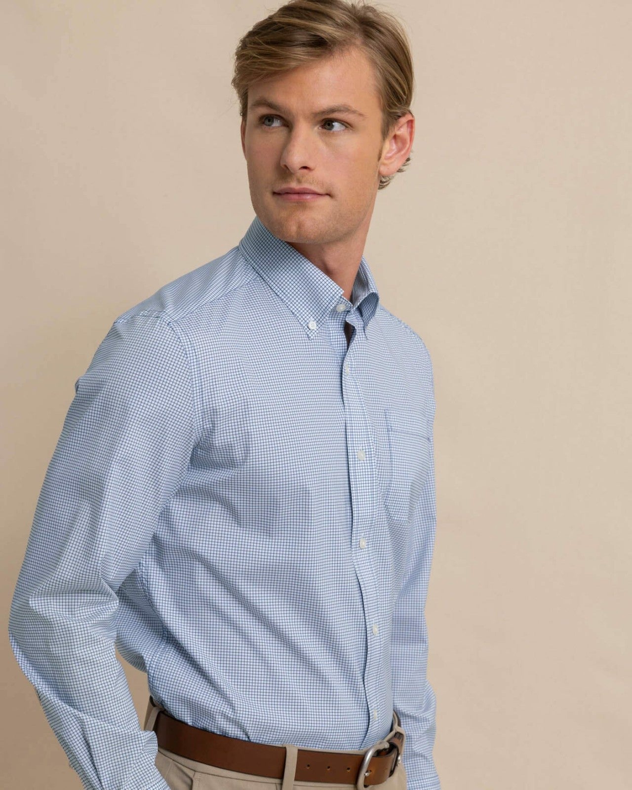 Southern Tide Rosemont Plaid Performance Sport Shirt For Men|Sale