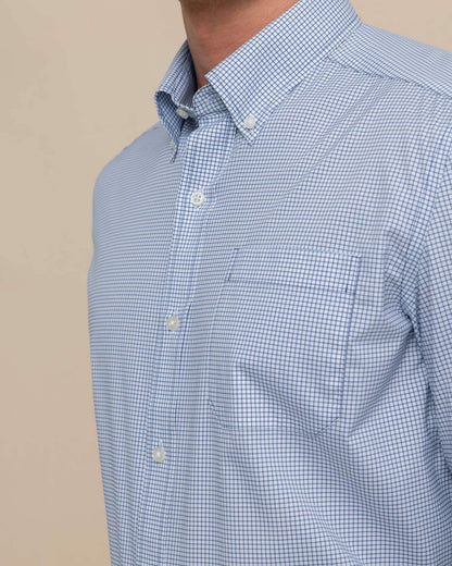 Southern Tide Rosemont Plaid Performance Sport Shirt For Men|Sale