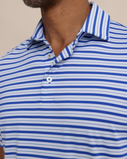 Southern Tide Driver Ocean Hill Stripe Polo For Men|Sale