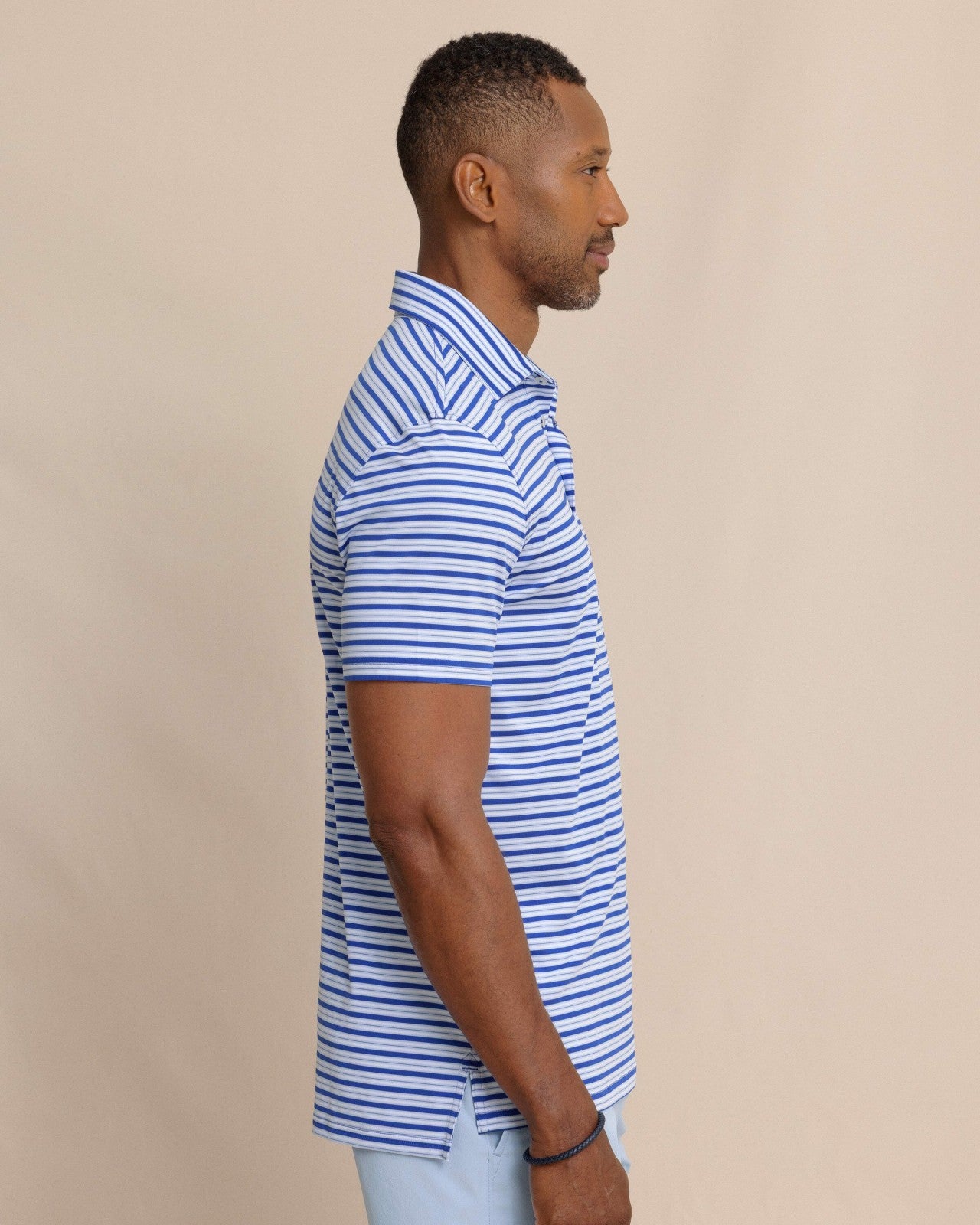 Southern Tide Driver Ocean Hill Stripe Polo For Men|Sale