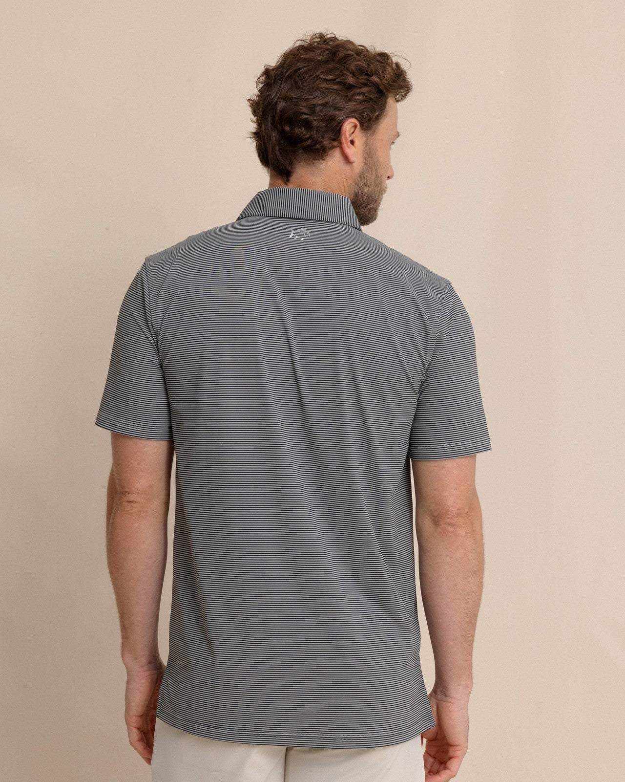 Southern Tide brrr°®-eeze Meadowbrook Stripe Polo - Steel For Men|Sale