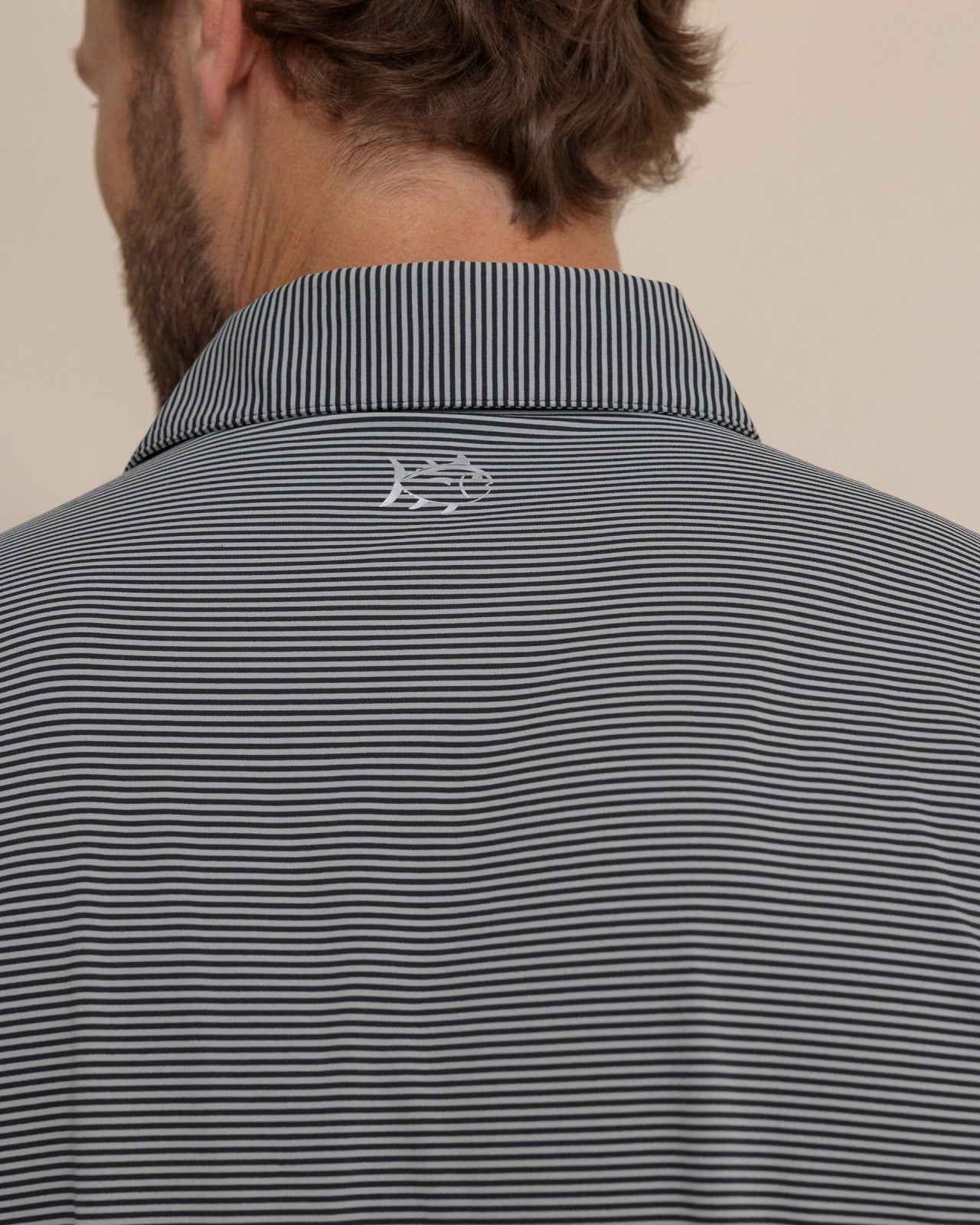 Southern Tide brrr°®-eeze Meadowbrook Stripe Polo - Steel For Men|Sale