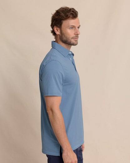 Southern Tide brrr°® Meadowbrook Stripe Polo - Ocean Channel For Men|Sale