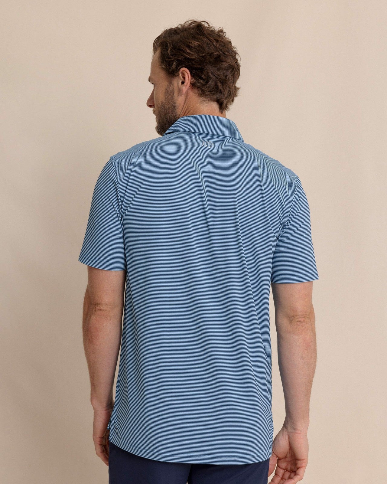 Southern Tide brrr°® Meadowbrook Stripe Polo - Ocean Channel For Men|Sale