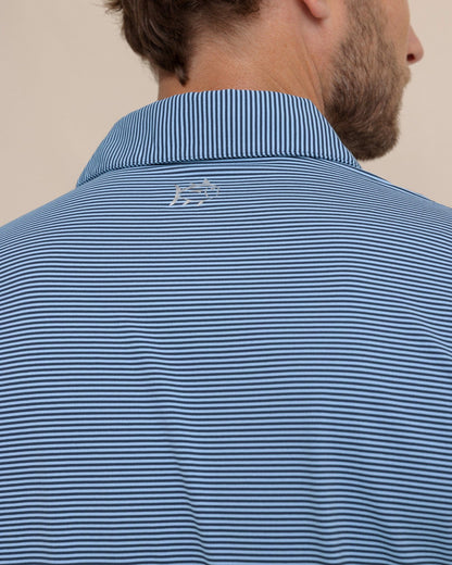 Southern Tide brrr°® Meadowbrook Stripe Polo - Ocean Channel For Men|Sale
