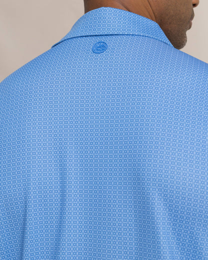Southern Tide Driver Seaside Geo Printed Polo For Men|Sale