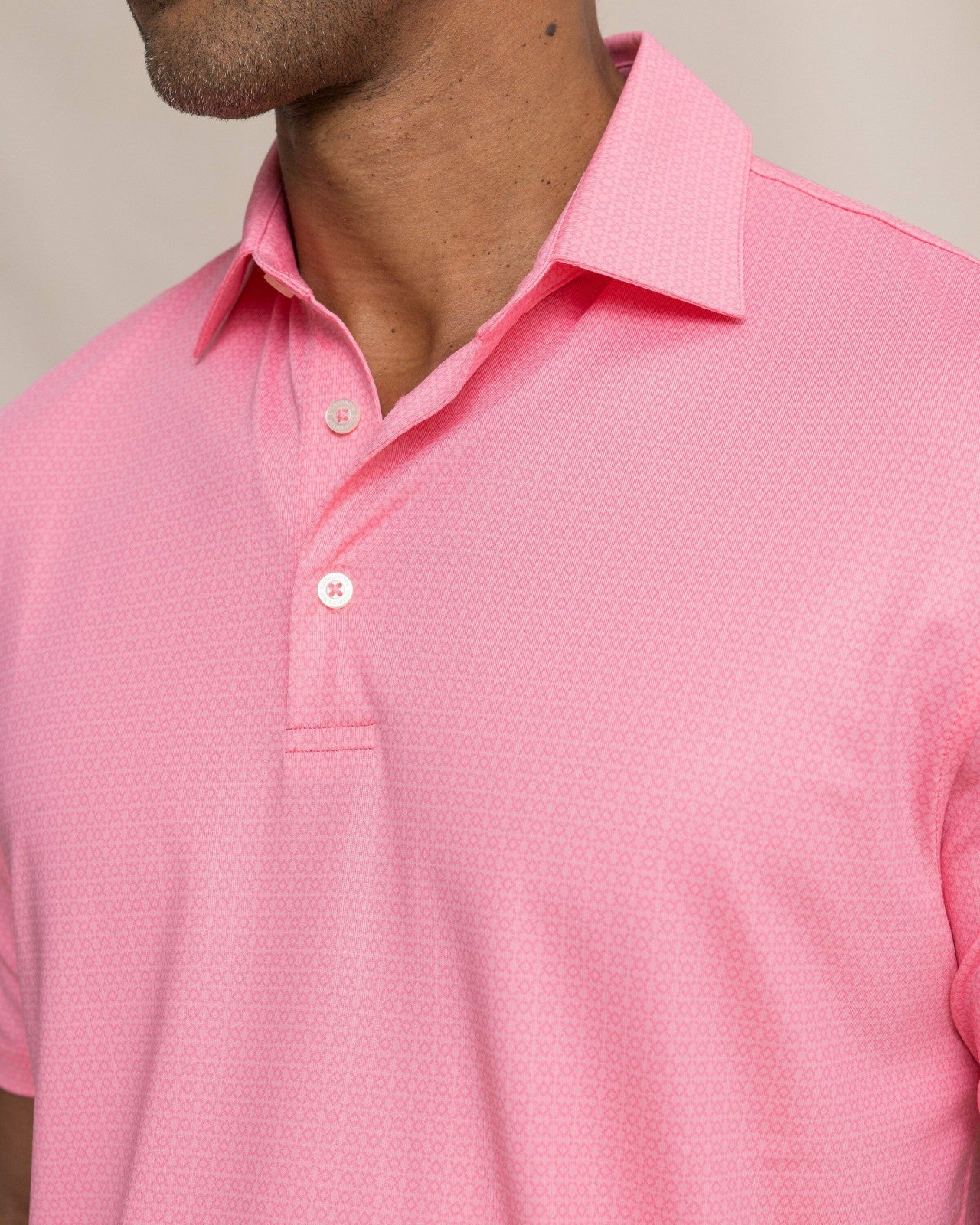 Southern Tide Driver Seaside Geo Printed Polo For Men|Sale